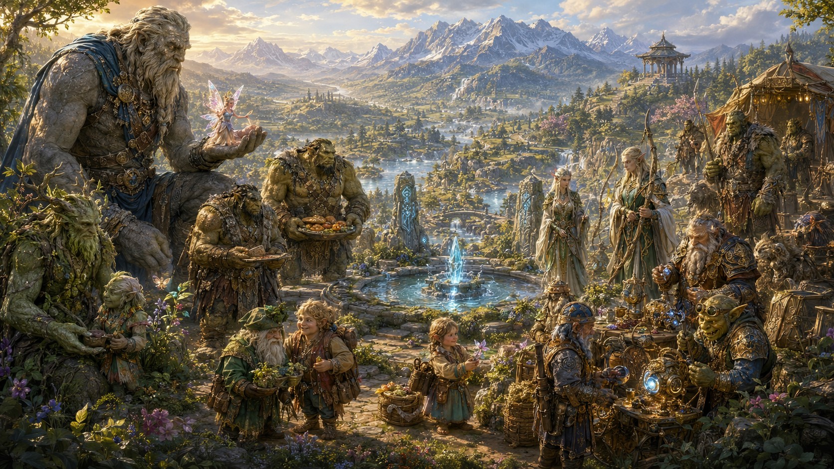 The kindreds of the world, building and dwelling together